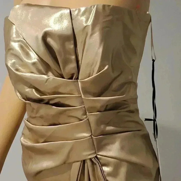 Flavio Castellani gold dress new with tag - Picture 4 of 12